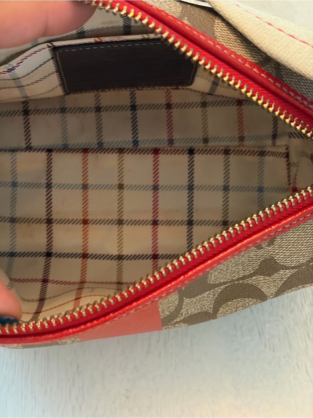 Coach Signature Canvas Shoulder bag with Card Case - Picture 8 of 9